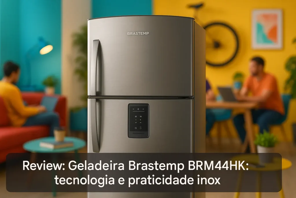 Geladeira Brastemp BRM44HK: tecnologia e praticidade inox