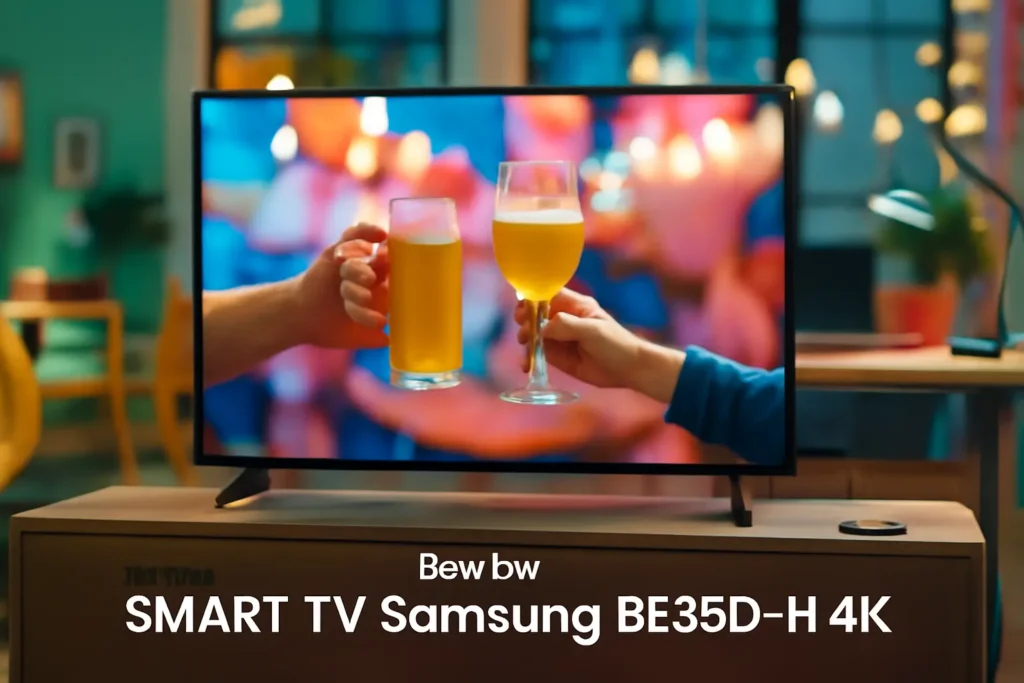 SMART TV Samsung BE65D-H 4K: Tela grande e conectividade