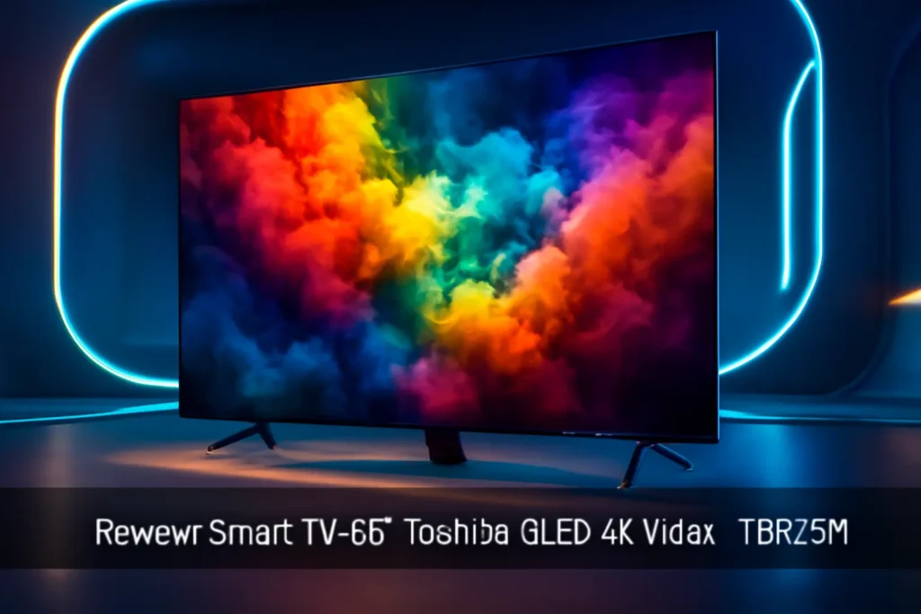 Smart TV 55" Toshiba QLED 4K Vidaa - TB026M