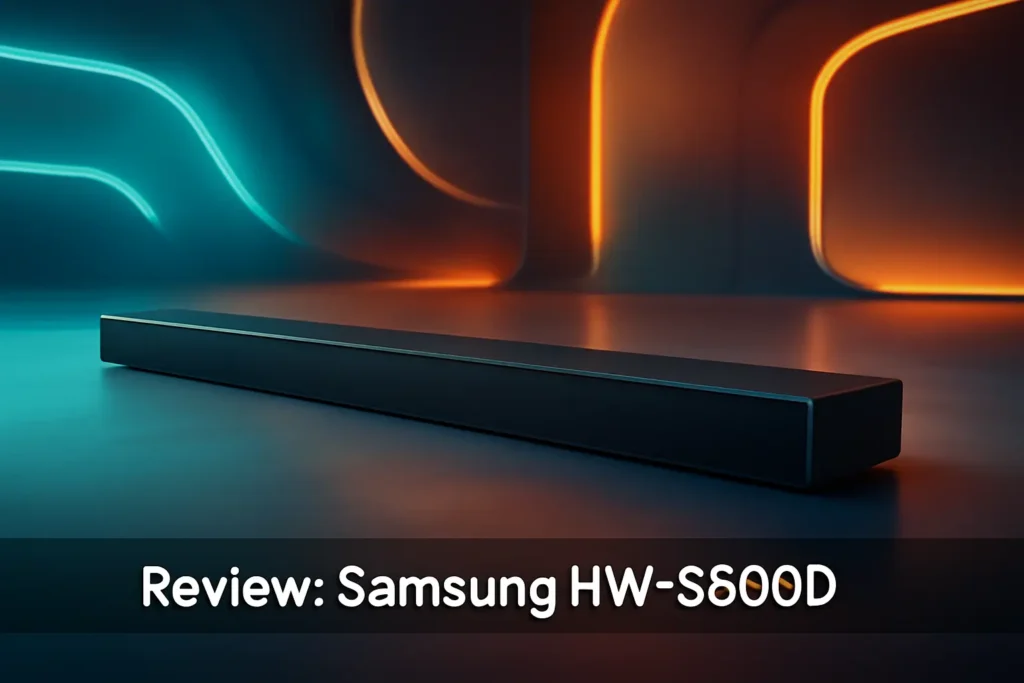 Soundbar Samsung HW-S800D/ZA: Som Imersivo e Alta Performance