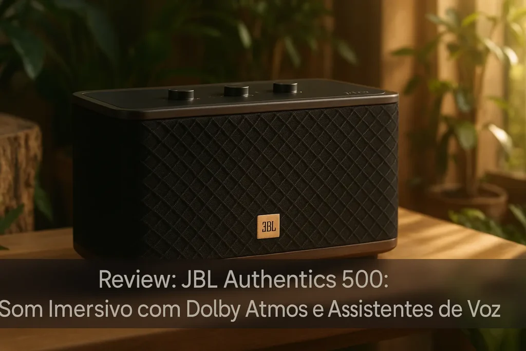 JBL Authentics 500: Som Imersivo com Dolby Atmos e Assistentes de Voz