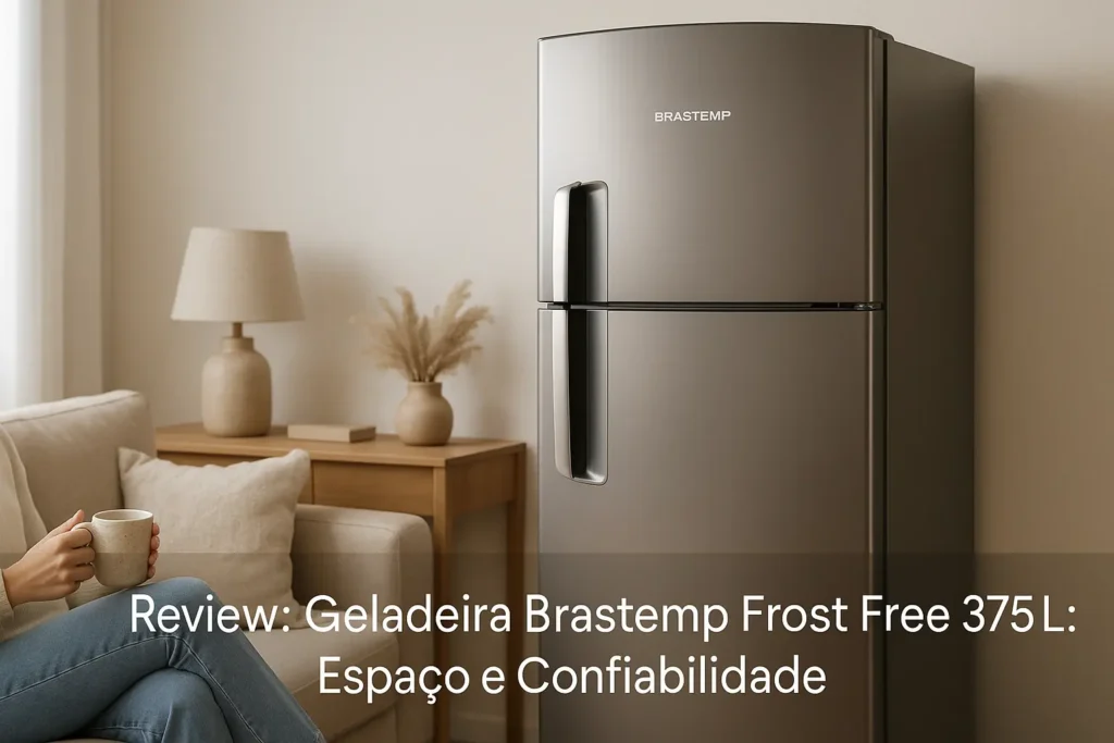 Geladeira Brastemp Frost Free 375L: Espaço e Confiabilidade