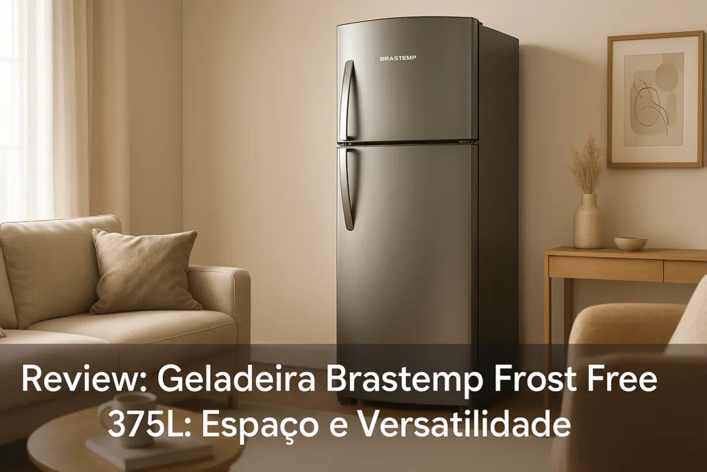 Geladeira Brastemp Frost Free 375L: Espaço e Versatilidade