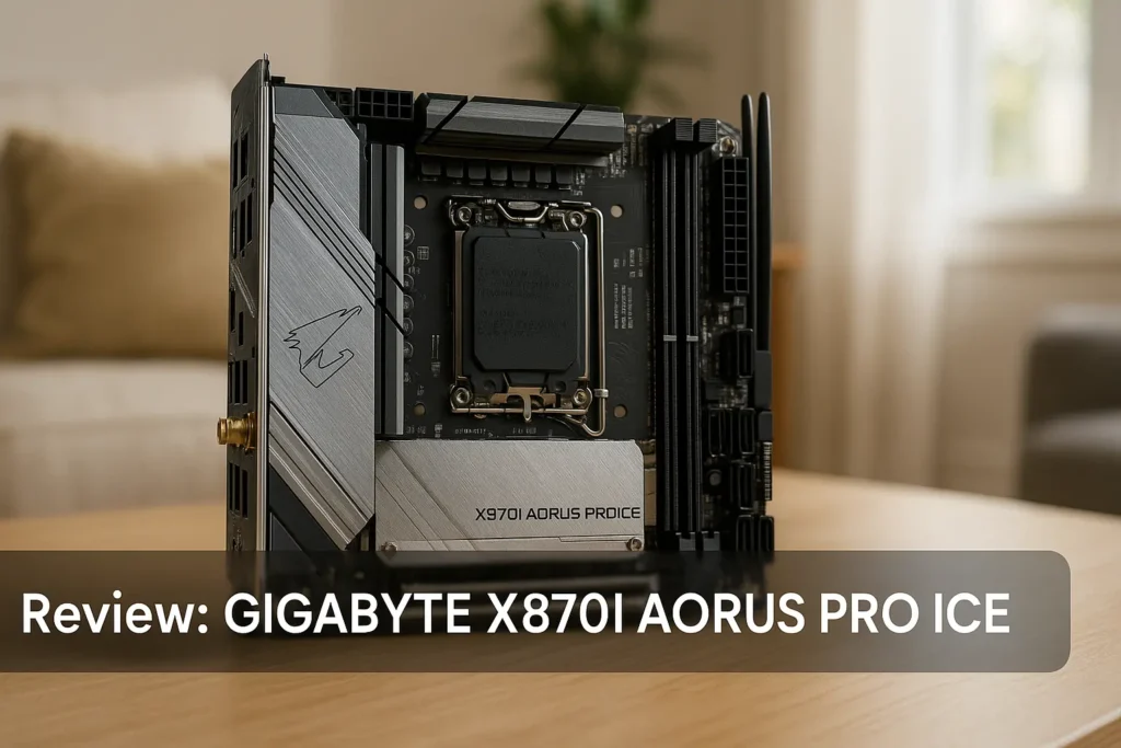 GIGABYTE X870I AORUS PRO ICE: Mini-ITX, DDR5 e Wi-Fi 7