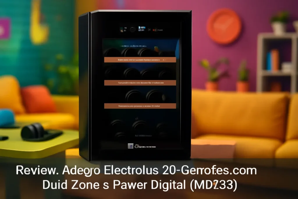 Adega Electrolux 29 Garrafas com Dual Zone e Painel Digital (WDF29)