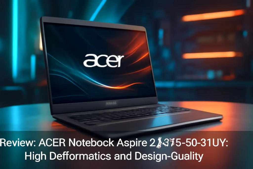 ACER Notebook Aspire 3 A315-58-31UY: Desempenho e Design de Alta Qualidade