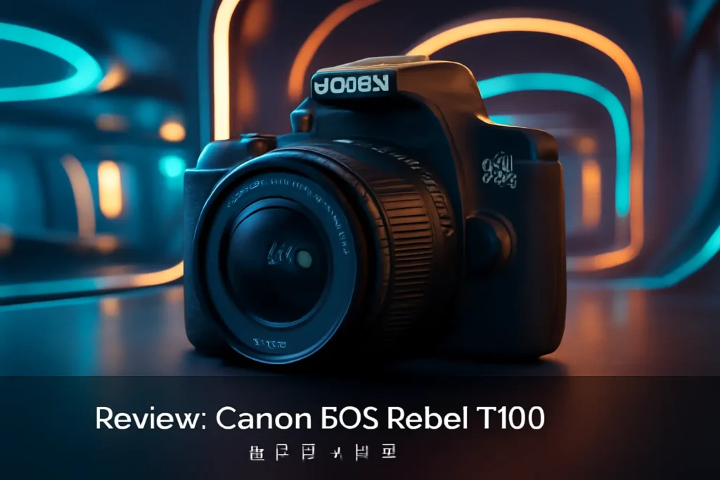 Canon EOS Rebel T100 EF-S 18-55 III Kit: Câmera DSLR de Entrada