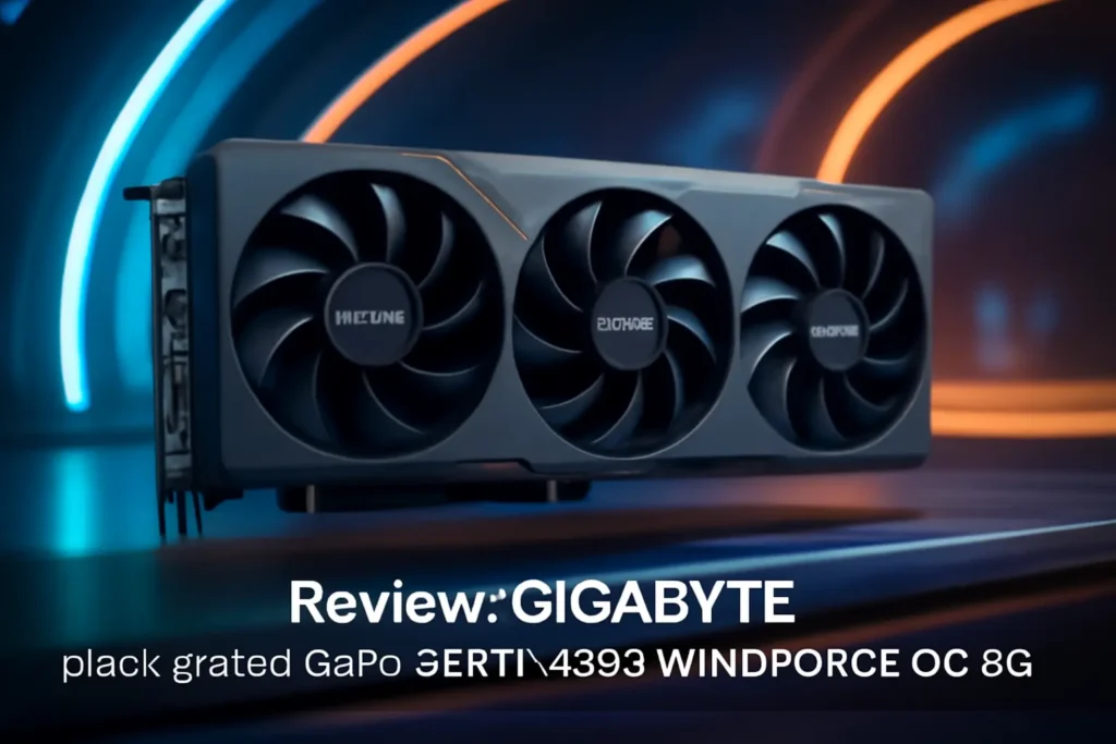 GIGABYTE Placa gráfica GeForce RTX 4060 WINDFORCE OC 8G: Desempenho de Alta Qualidade