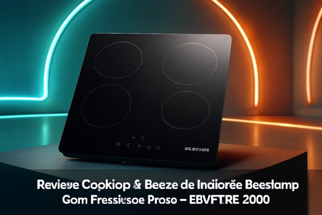 Cooktop 4 Bocas de Indução Brastemp com Flexizone Preto - BDJ77BE 220V
