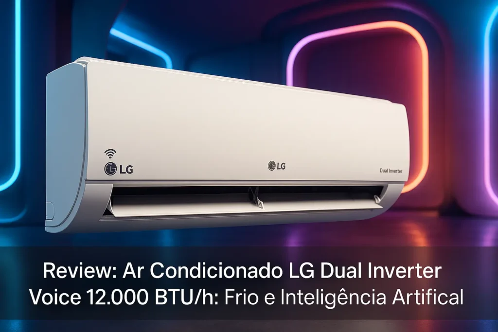 Ar Condicionado LG Dual Inverter Voice 12.000 BTU/h: Frio e Inteligência Artificial