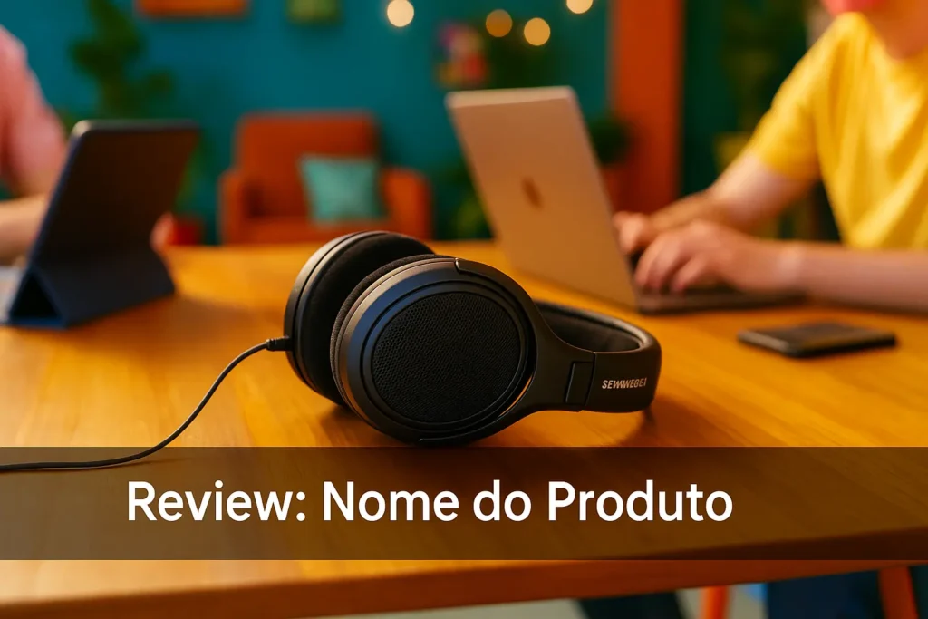 Fone de Ouvido Sennheiser HG 600: Som Natural e Isolamento