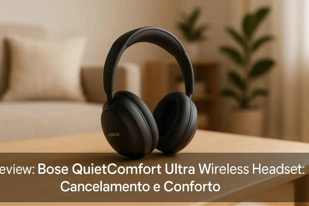 Bose QuietComfort Ultra Wireless Headset: Cancelamento e Conforto
