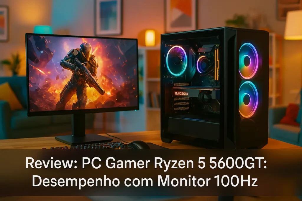 PC Gamer Ryzen 5 5600GT: Desempenho com Monitor 100Hz