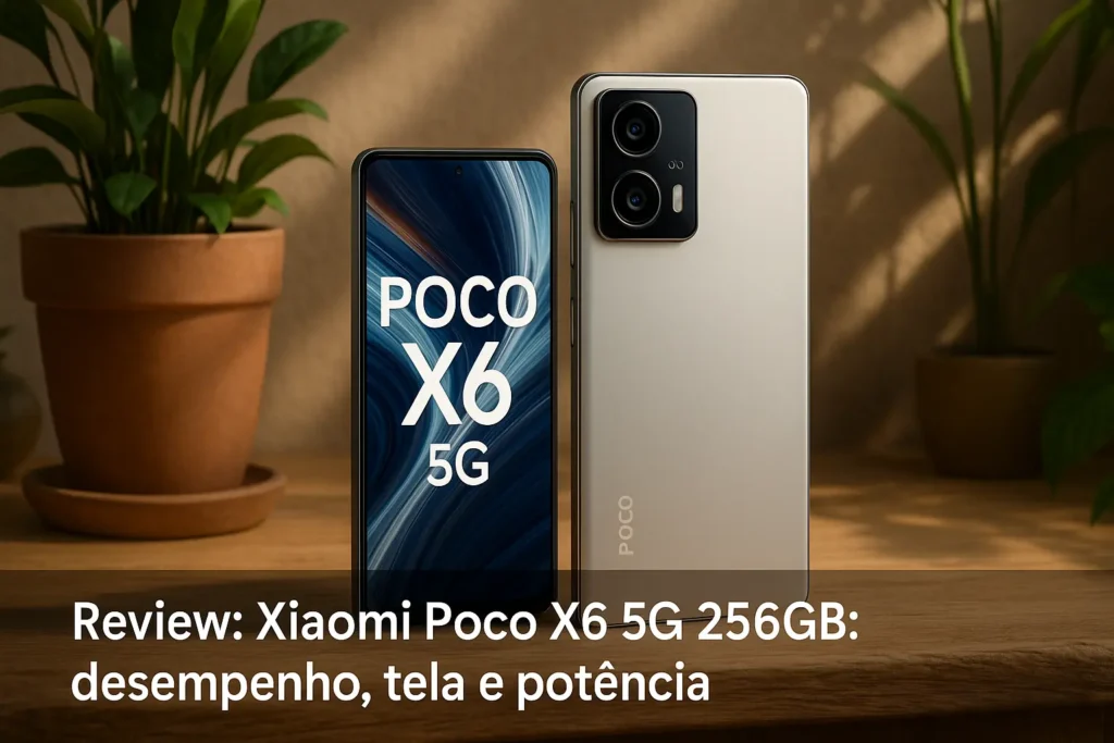 Xiaomi Poco X6 5G 256GB: desempenho, tela e potência