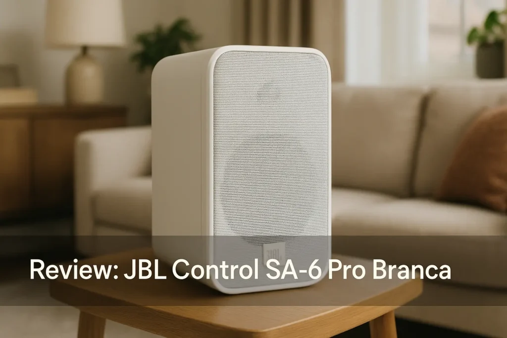 JBL Control SA-6 Pro Branca: potência e precisão sonora