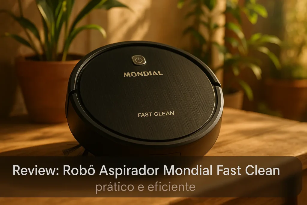 Robô Aspirador Mondial Fast Clean: prático e eficiente