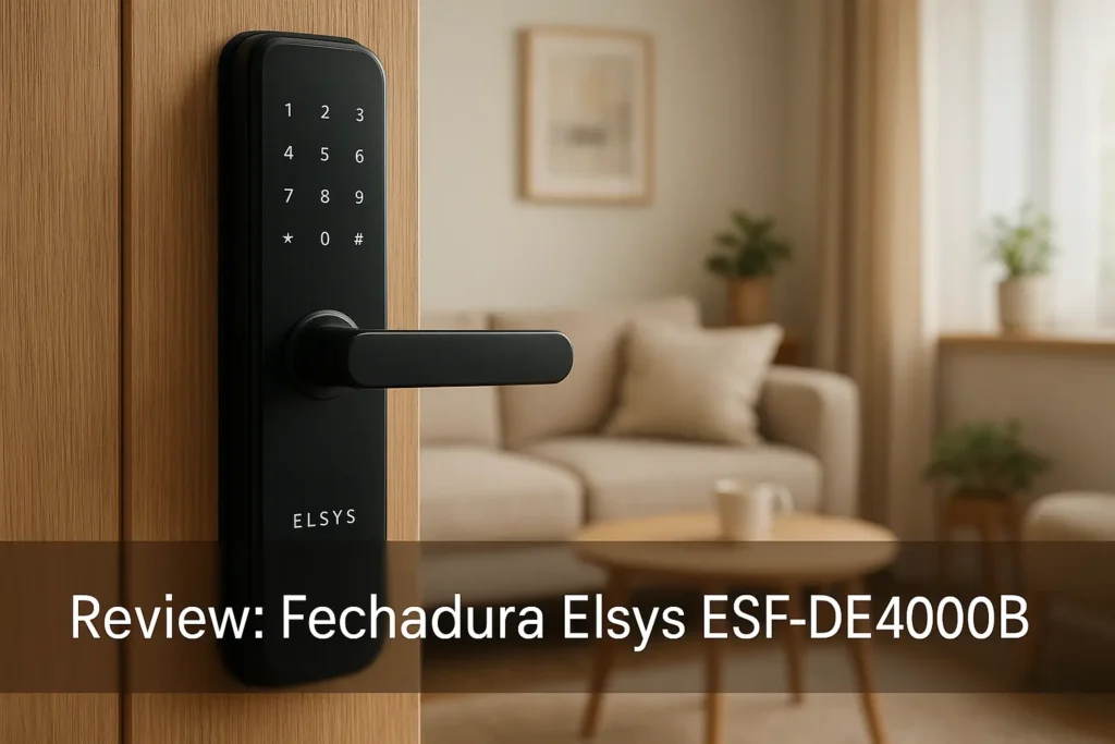 Fechadura Elsys ESF-DE4000B: moderna, segura e prática