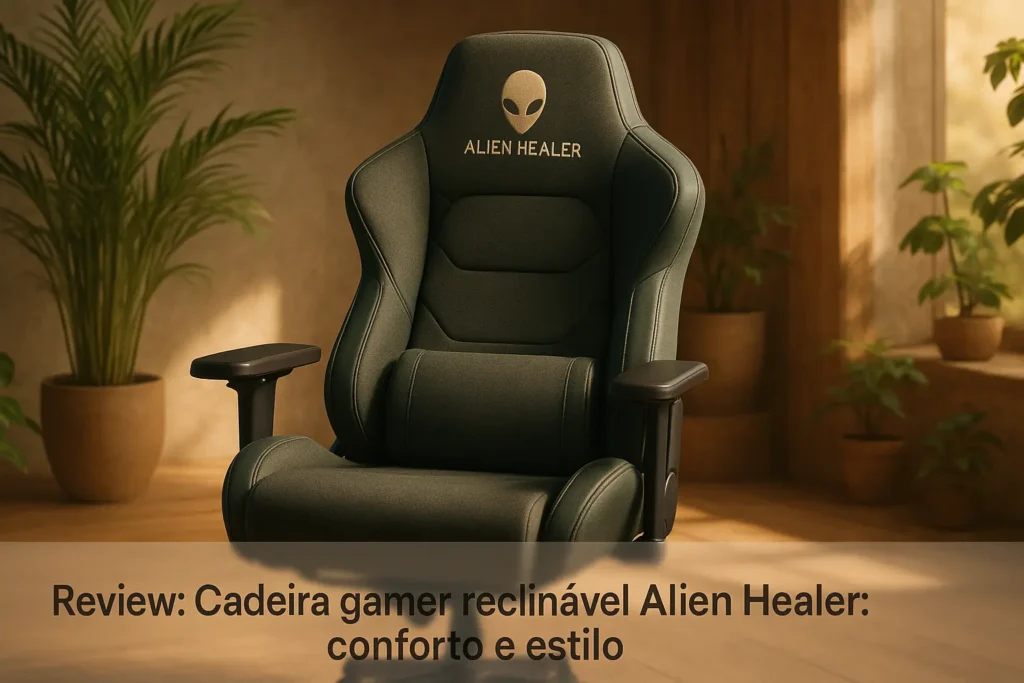 Cadeira gamer reclinável Alien Healer: conforto e estilo