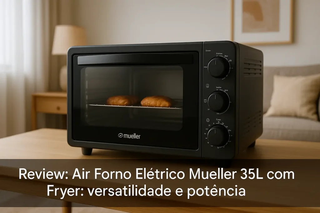 Air Forno Elétrico Mueller 35L com Fryer: versatilidade e potência