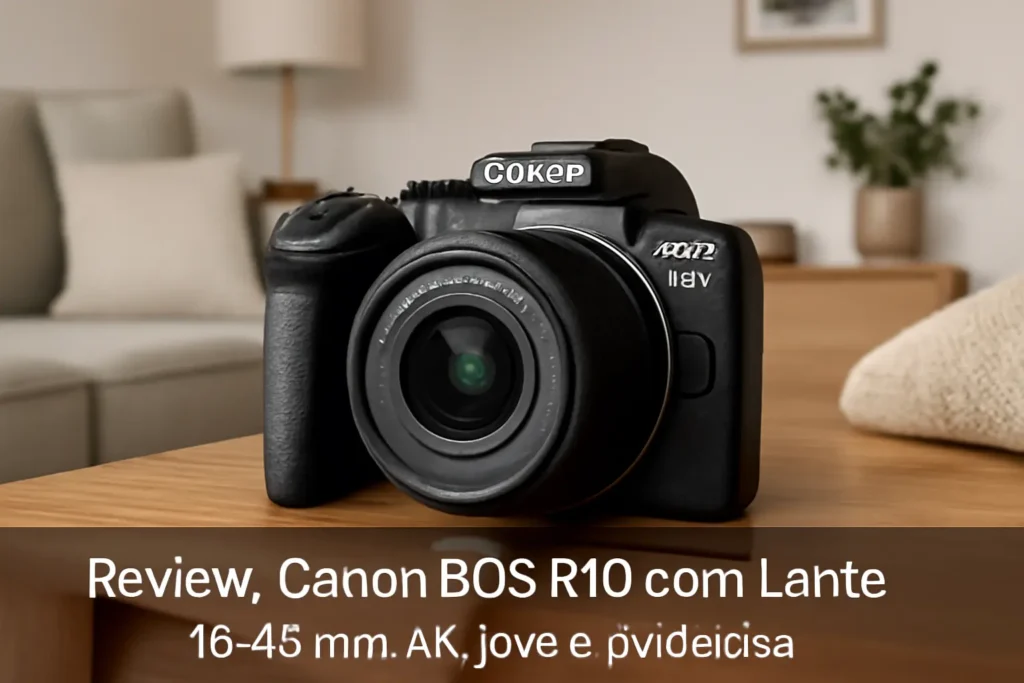 Canon EOS R10 com Lente 18-45mm: 4K, leve e poderosa