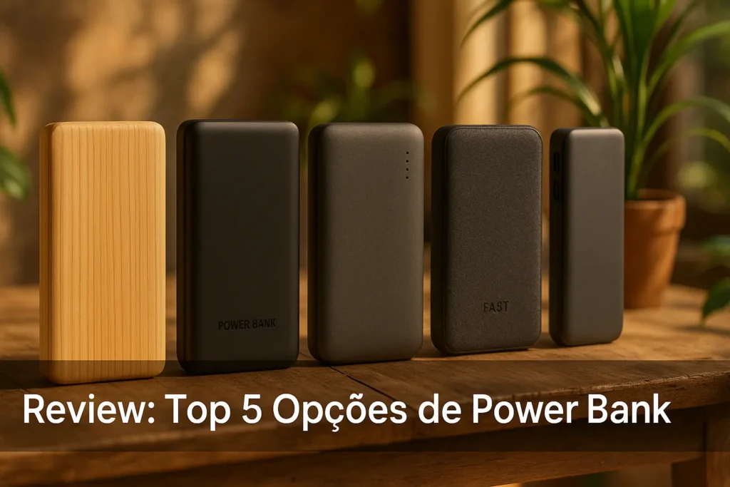 Top 5 Opções de power bank