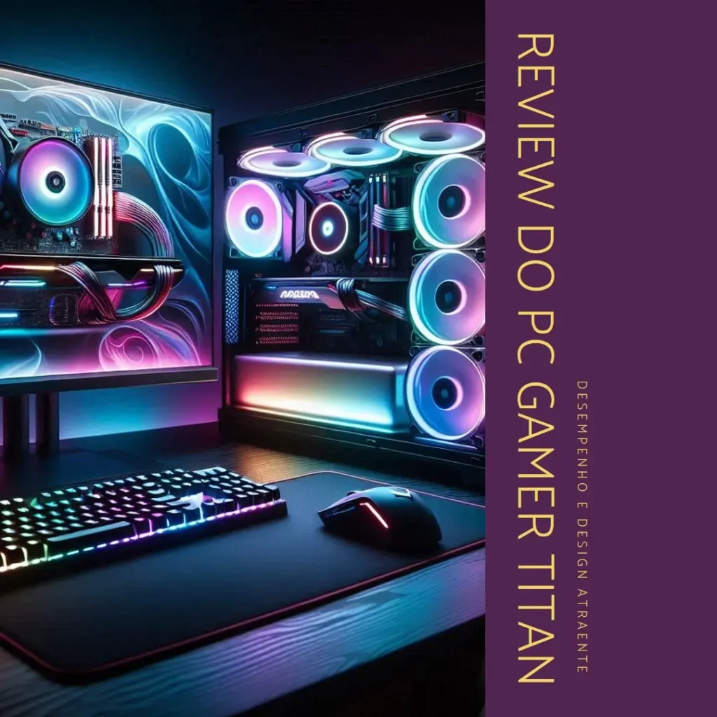 PC GAMER TITAN: Desempenho de Alta Performance e Design RGB Atraente