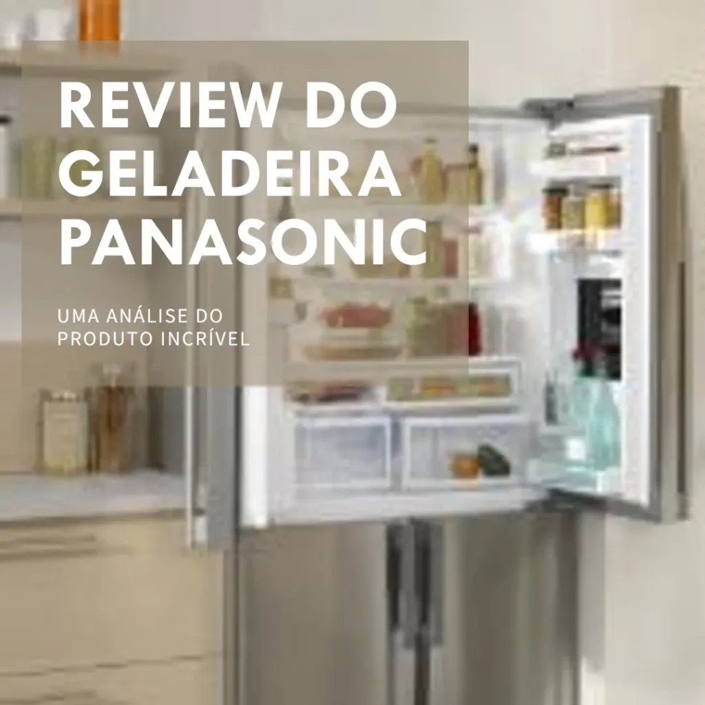 Geladeira Panasonic BB65 Diamond Glass Inverse Frost Free 450L Inverter A+++