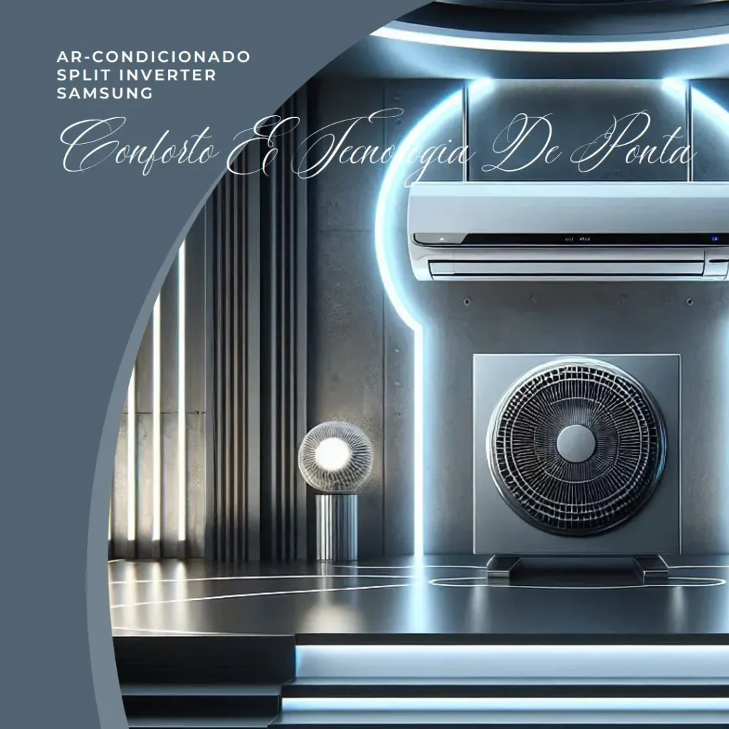 Ar-condicionado Split Inverter Samsung WindFree Connect Sem Vento 18.000 BTUs Frio Branco: Conforto e Tecnologia de Ponta