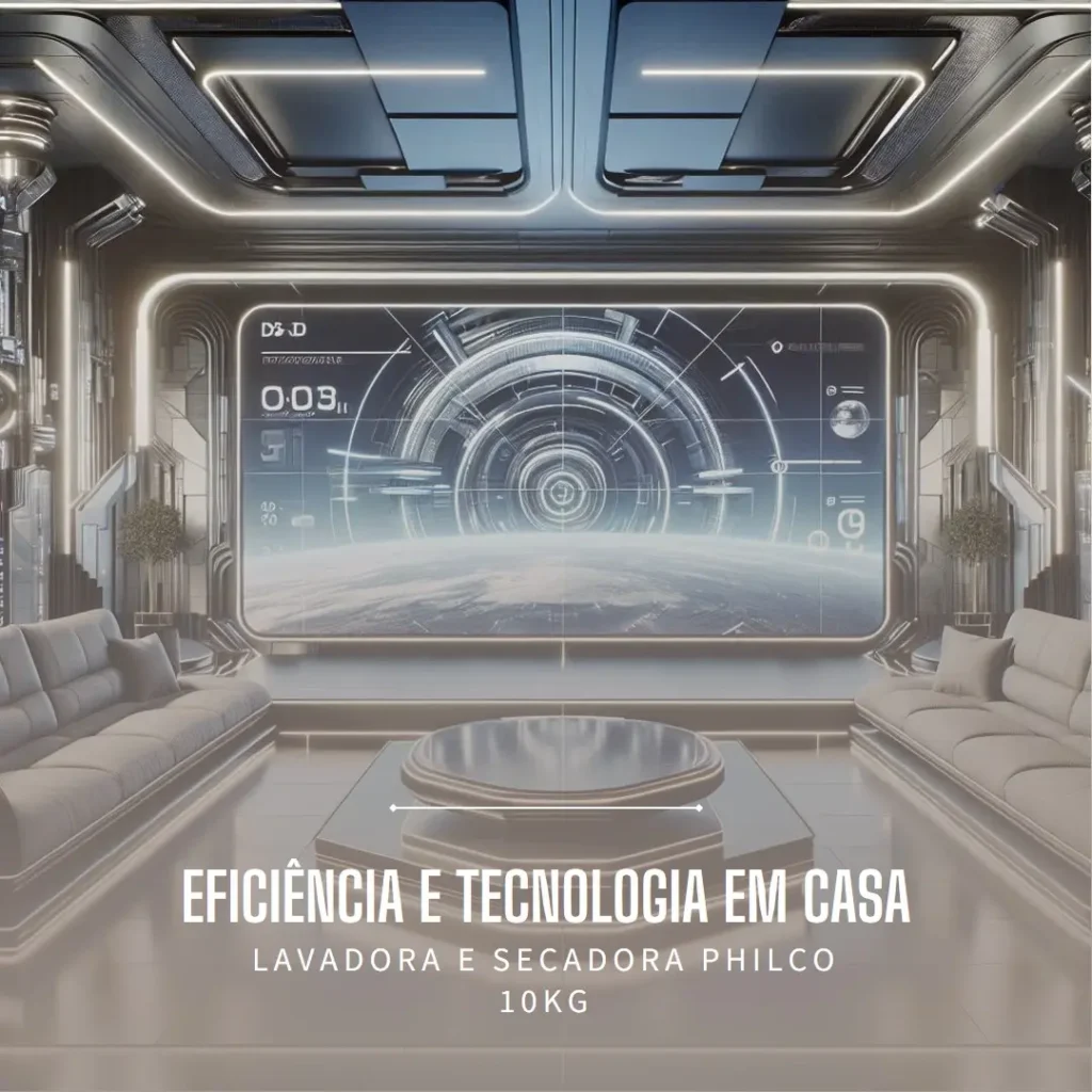 Lavadora e Secadora Philco 10kg Inverter PLS11T Titanium 220V: Eficiência e Tecnologia para Seu Lar