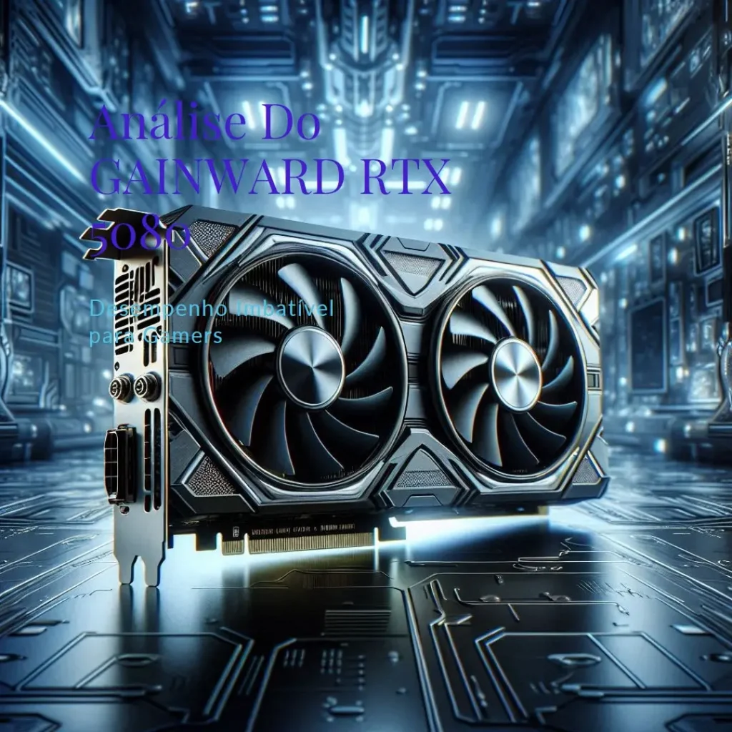 GAINWARD Placa Gráfica GeForce RTX 5080 Phoenix 16GB GDDR7 256bit - Desempenho Imbatível para Gamers