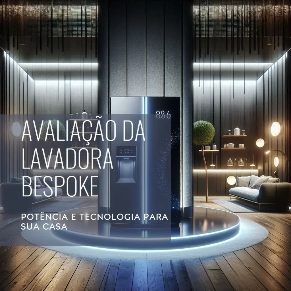 Lavadora Bespoke WF19B 19KG Black 220V: Potência e Tecnologia para Sua Casa