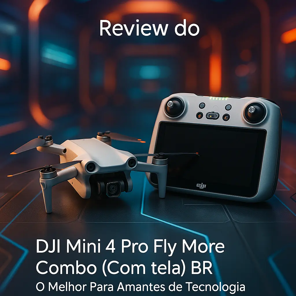 Drone DJI Mini 4 Pro Fly More Combo (Com tela) BR - DJI043: O Melhor Para Amantes de Tecnologia