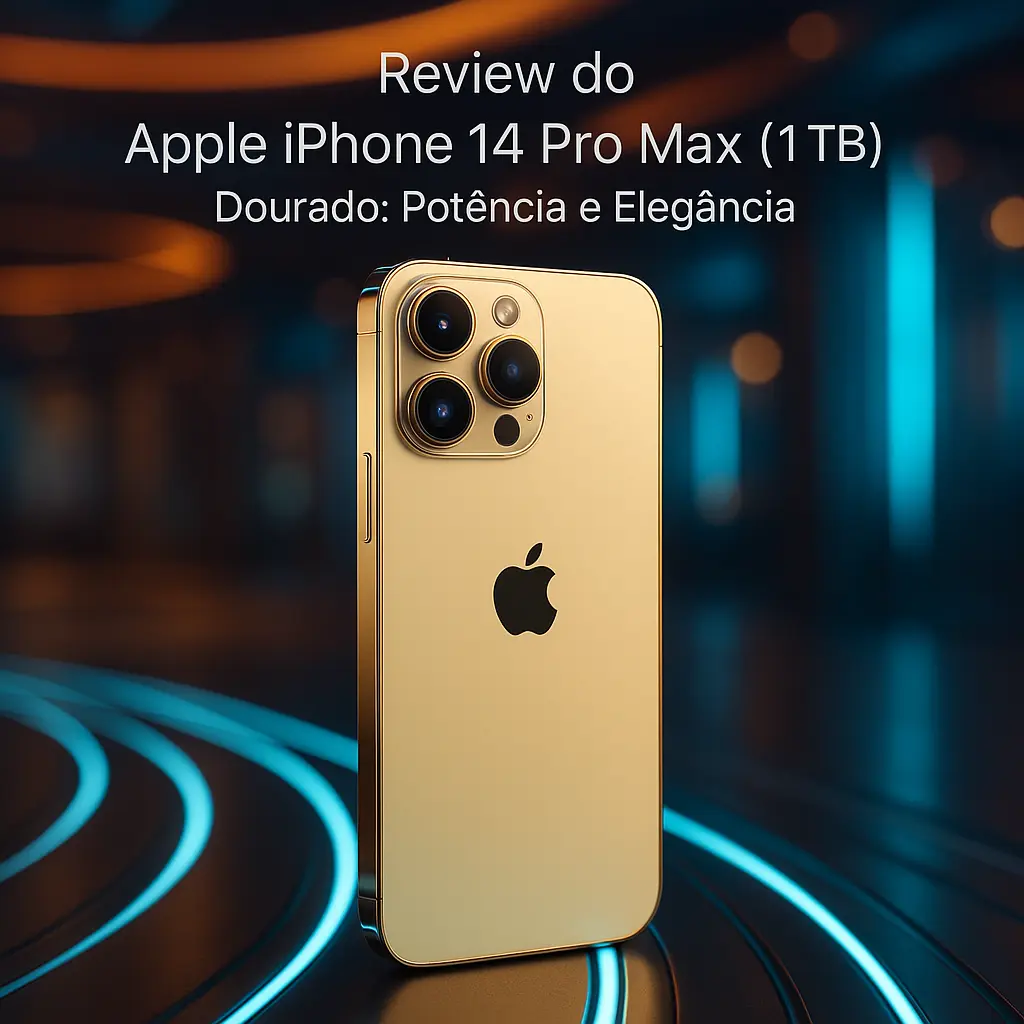 Apple iPhone 14 Pro Max (1 TB) – Dourado: Potência e Elegância