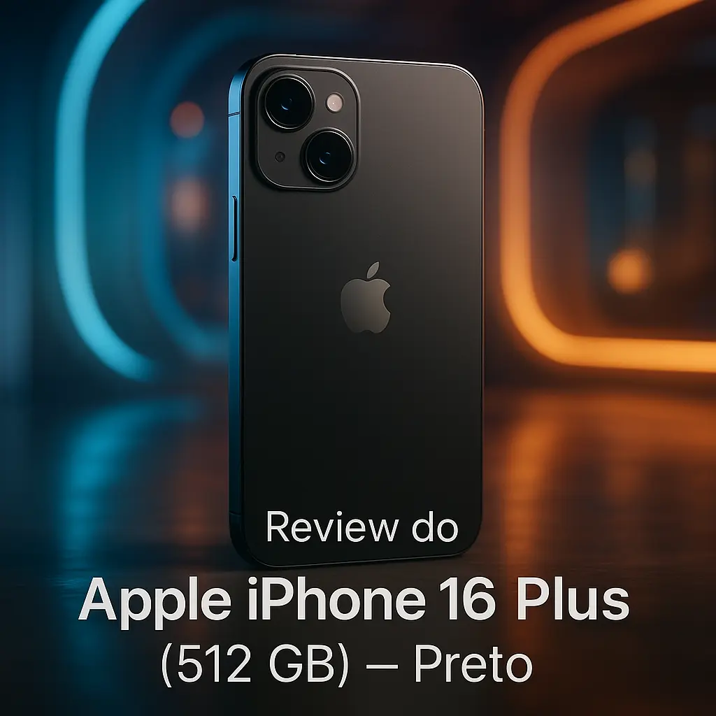 Apple iPhone 16 Plus (512 GB) – Preto: Um Toque de Tecnologia e Design