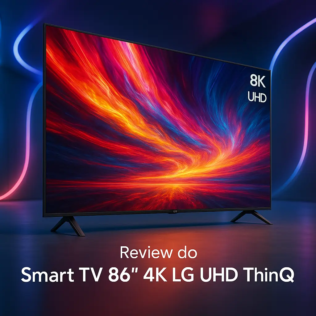 Smart TV 86" 4K LG UHD ThinQ AI 86UR8750PSA HDR Bluetooth Alexa Google Assistente Airplay2 3 HDMI