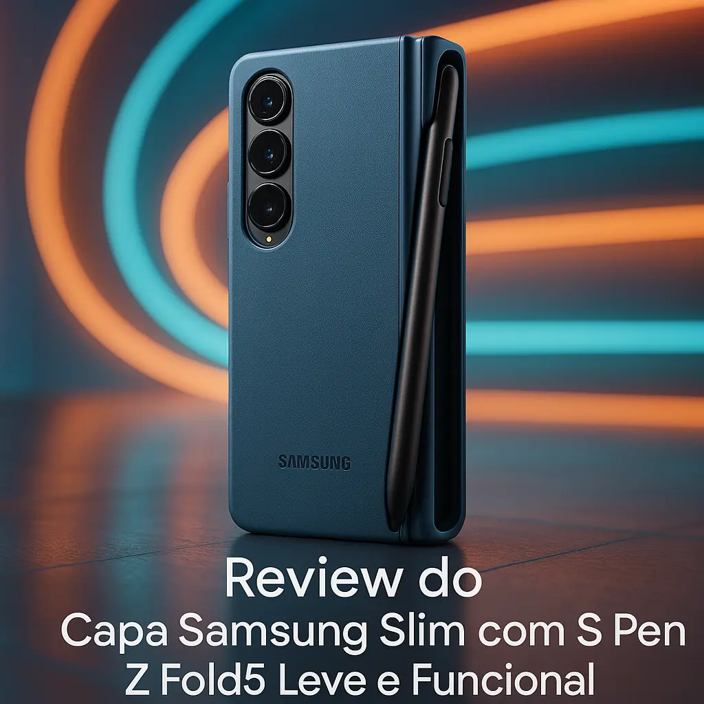 Capa Samsung Slim com S Pen Z Fold5 Leve e Funcional
