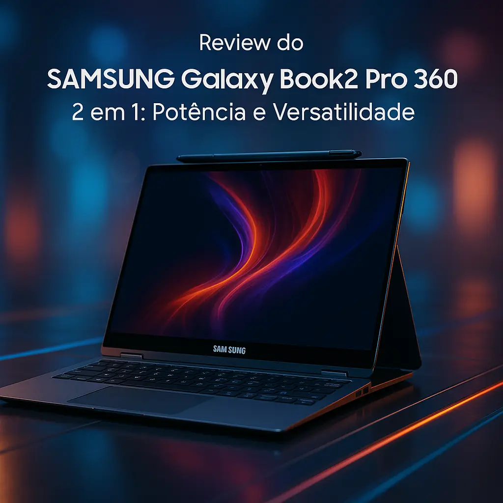 Review do SAMSUNG Galaxy Book2 Pro 360 2 em 1: Potência e Versatilidade