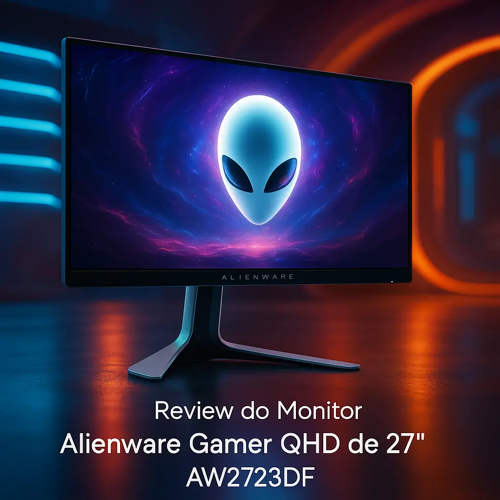 Monitor Alienware Gamer QHD de 27" AW2723DF: Desempenho Imbatível para Gamers Exigentes