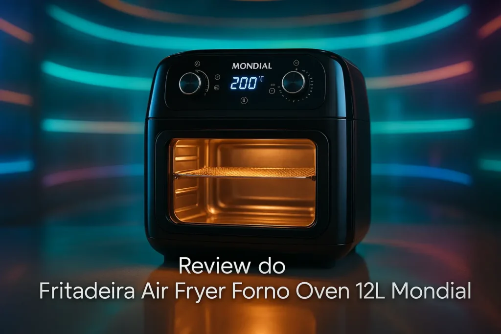 Fritadeira Air Fryer Forno Oven 12L Mondial: Versatilidade e Potência para sua Cozinha