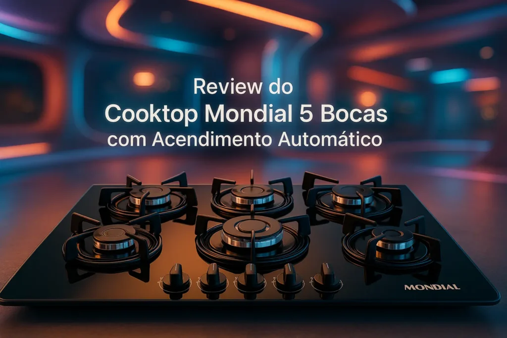 Cooktop Mondial 5 Bocas com Acendimento Automático