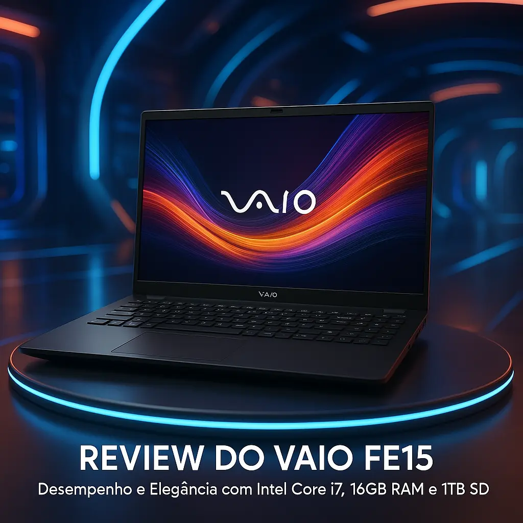 Notebook VAIO FE15: Desempenho e Elegância com Intel Core i7, 16GB RAM e 1TB SSD