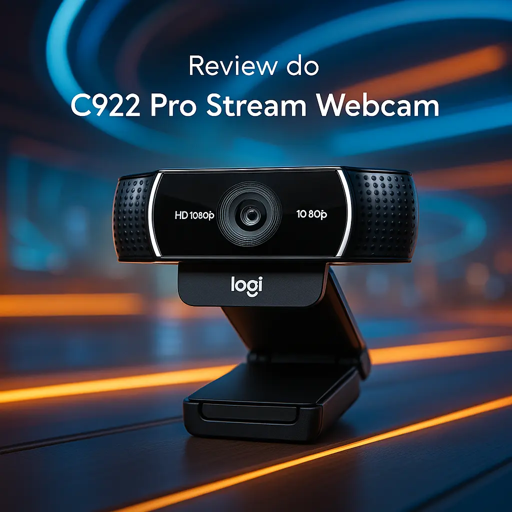 Logitech C922 Pro Stream Webcam 1080P para Streaming