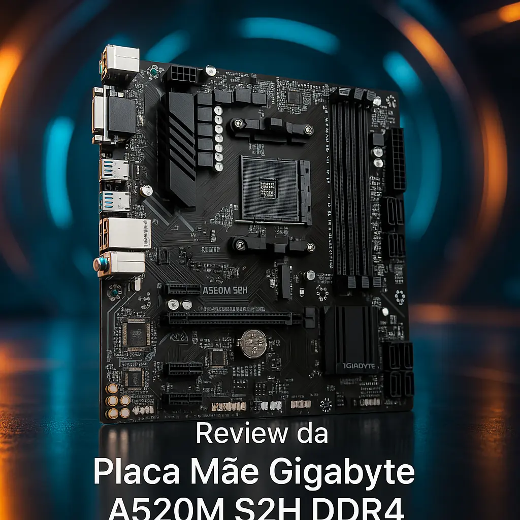 Placa Mãe Gigabyte A520M S2H DDR4, AMD, AM4: Desempenho e Conectividade para Gamers