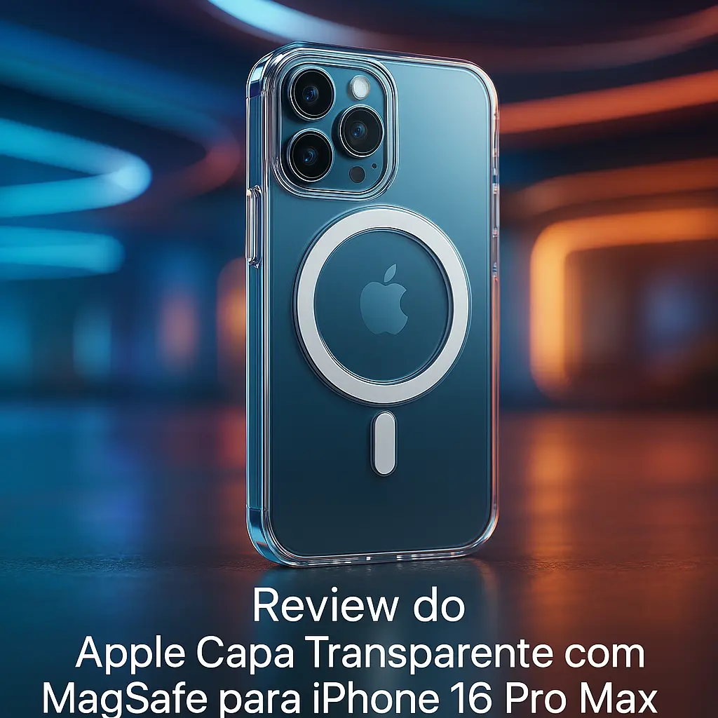 Apple Capa Transparente com MagSafe para iPhone 16 Pro Max - Proteção e Design Inovador