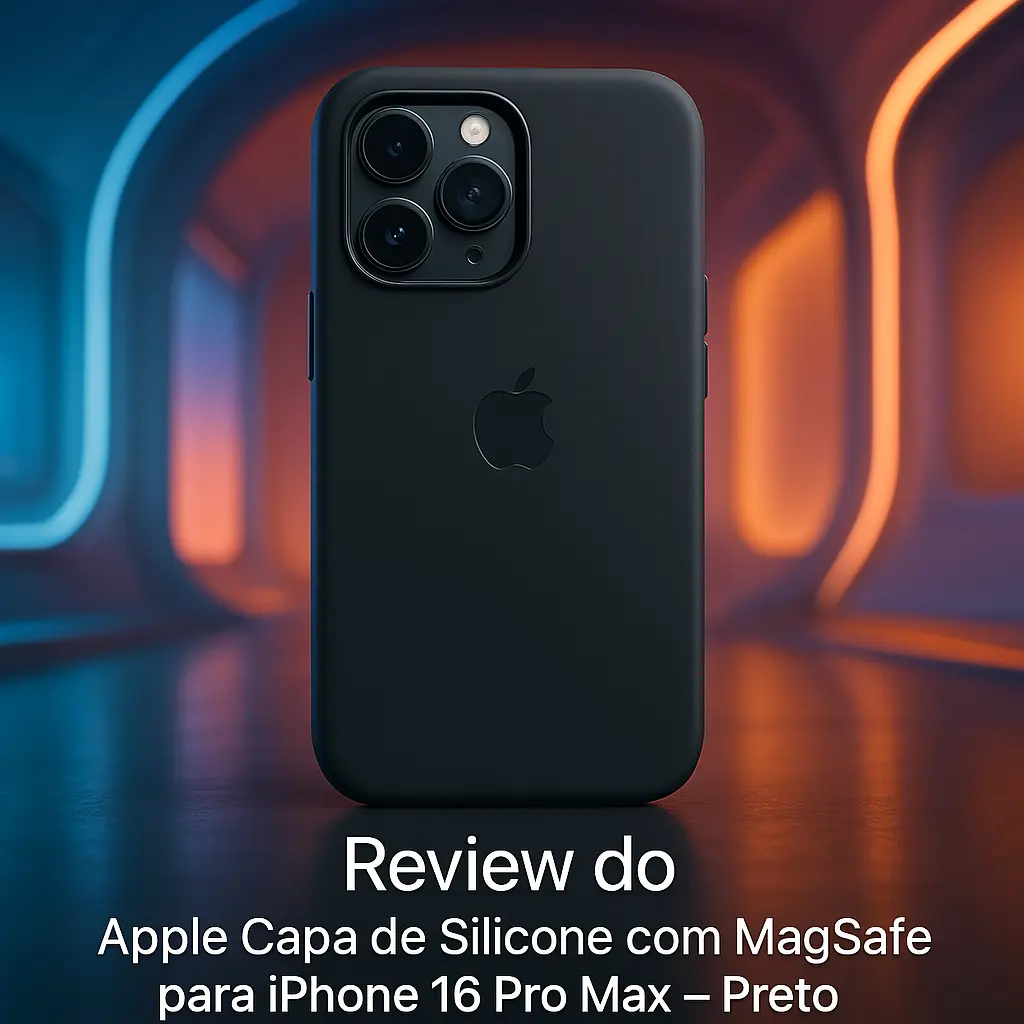 Apple Capa de Silicone com MagSafe para iPhone 16 Pro Max – Preto