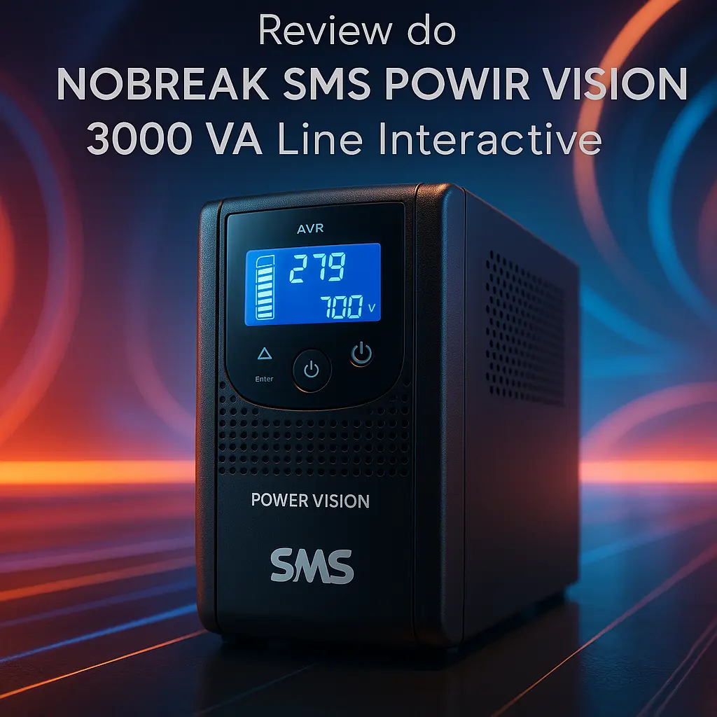 NOBREAK SMS POWER VISION 3000 VA Line Interactive: Potência e Proteção para seus Equipamentos