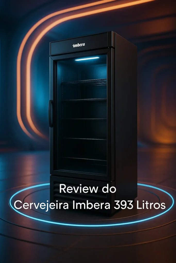 Cervejeira Imbera 393 Litros Porta De Vidro Full Black CCV290-220V: Capacidade e Design Sofisticado para Sua Bebida Sempre Gelada