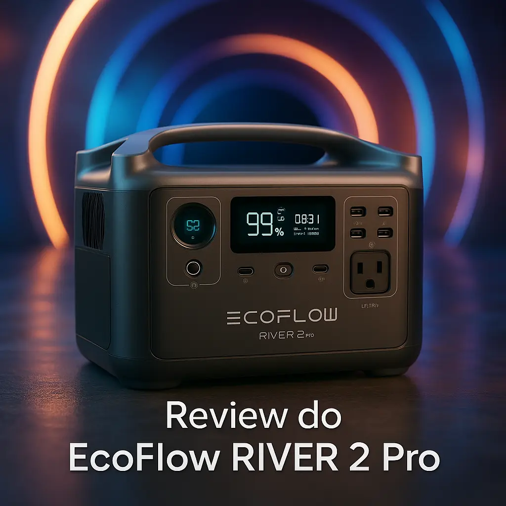 ECOFLOW RIVER 2 Pro com bateria LiFePO4 de 768Wh