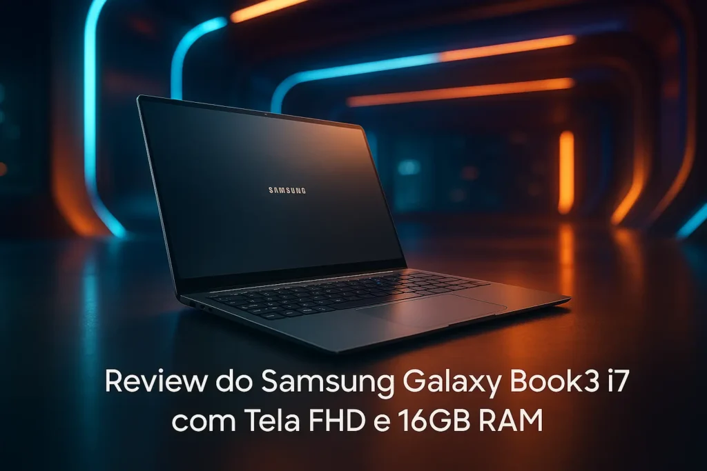 Samsung Galaxy Book3 i7 com Tela FHD e 16GB RAM