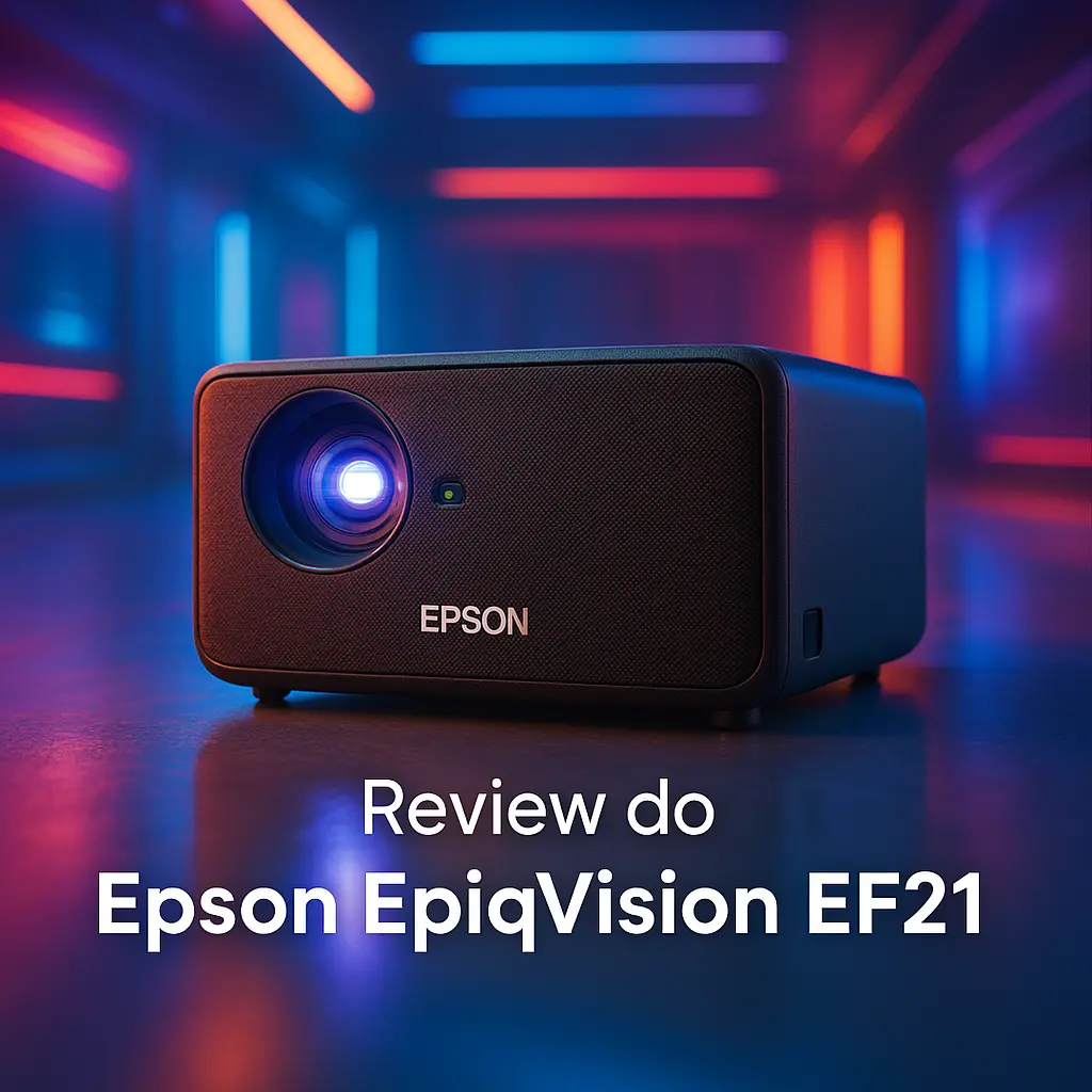 Projetor Epson EpiqVision EF21 com imagem laser e Google TV